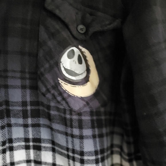 Box Lunch Disneys The Nightmare Before Christmas Sally & Jack Lovers Flannel - Picture 4 of 8